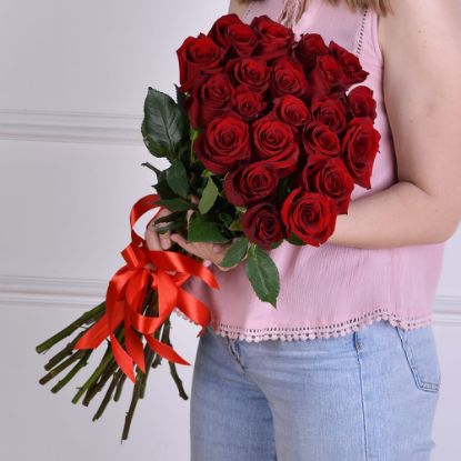 Picture of 21 red roses