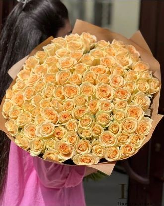 Picture of 101 peache avalanch roses